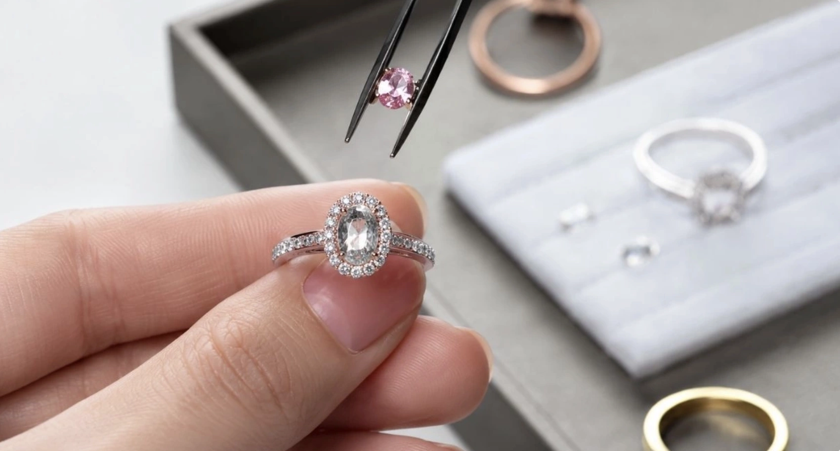 Digital technology and craftsmanship working together in modern jewelry production